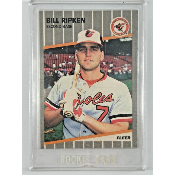 1989 Fleer Bill Ripken #616 FF Face Bat Knob Error Pack Fresh Rookie Razor Sharp - Picture 1 of 5